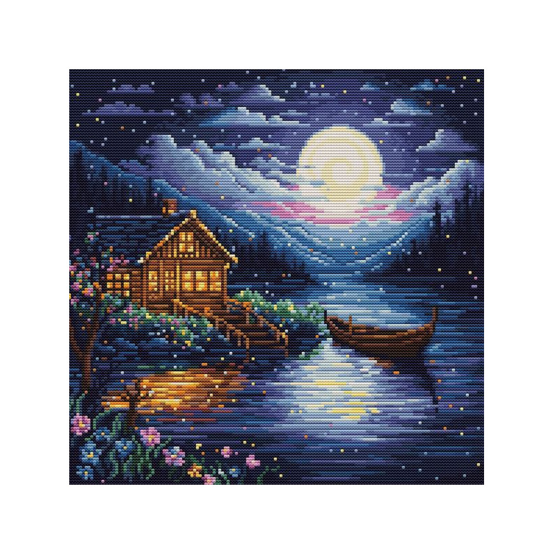 Embroidery kit Spring Night Embroidery kit Spring Night