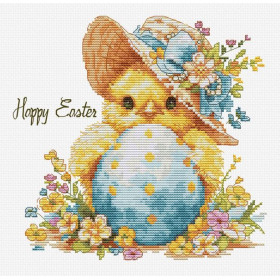 Luca-S Embroidery kit The Happy Chicken