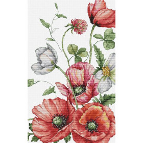 Luca-S Embroidery kit The Field Poppies