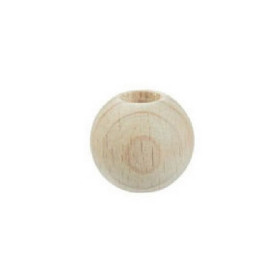 Makramee perlen 20 mm holz