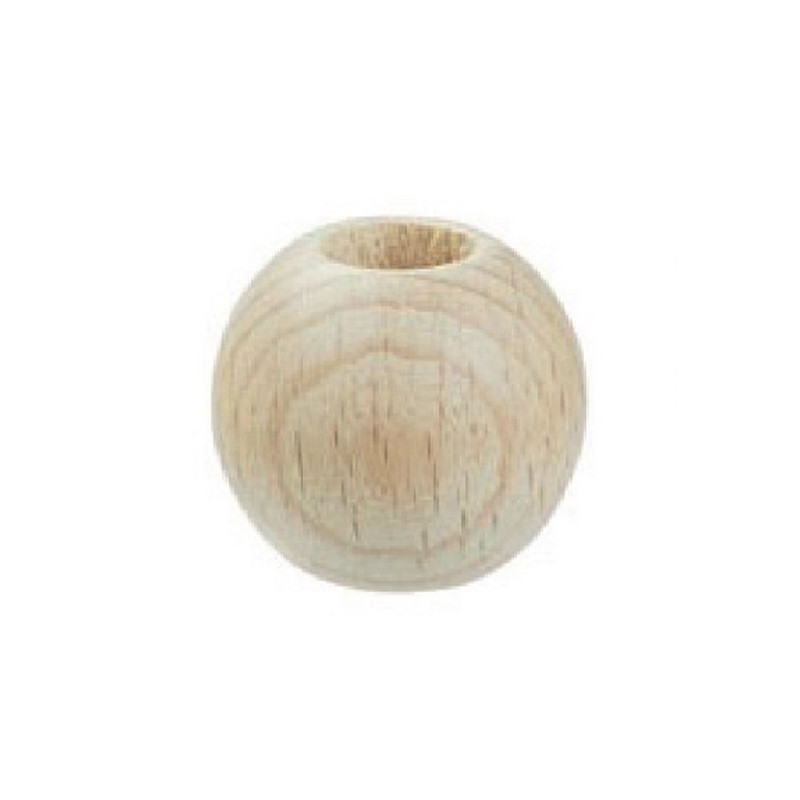 Macramé beads 30 mm wood Macramé beads 30 mm wood