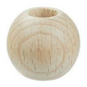Perles de macramé en bois 40 mm
