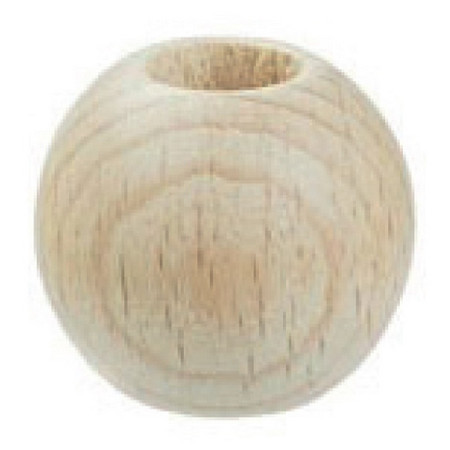 Makramee perlen 40 mm holz