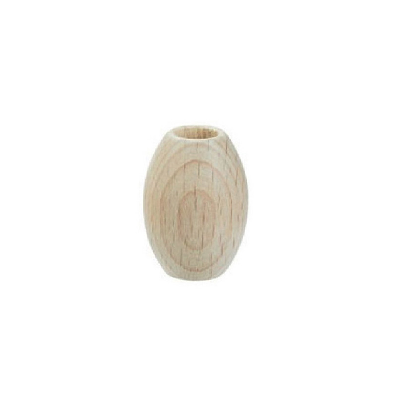 Houten macramé kralen ovaal 20 x 30 mm Houten macramé kralen ovaal 20 x 30 mm