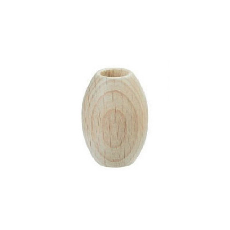 Perles de macramé en bois ovale 22 x 30 mm Perles de macramé en bois ovale 22 x 30 mm