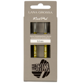 Lana Grossa Vario Rainbow kurz austauschbare Rundstricknadel 5 mm