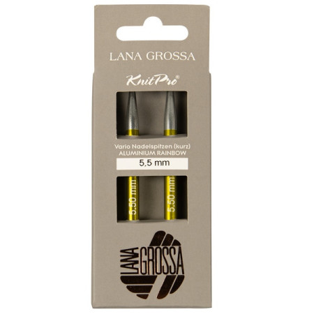 Lana Grossa Vario Rainbow kurz austauschbare Rundstricknadel 5,5 mm
