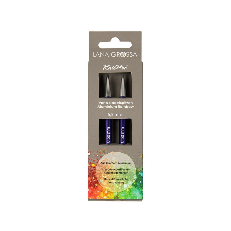 Lana Grossa Vario Rainbow interchangeable circular needles 6,5 mm Lana Grossa Vario Rainbow interchangeable circular needles 6,5 mm