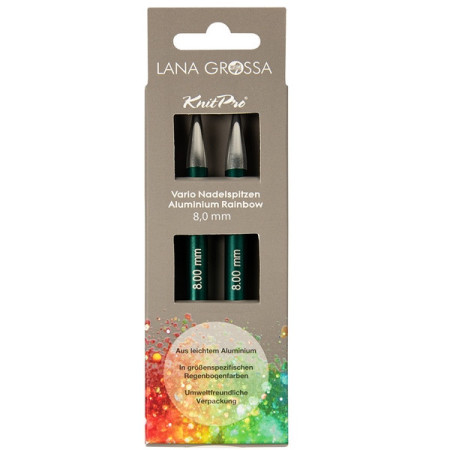 Lana Grossa Vario Rainbow austauschbare Rundstricknadel 8 mm