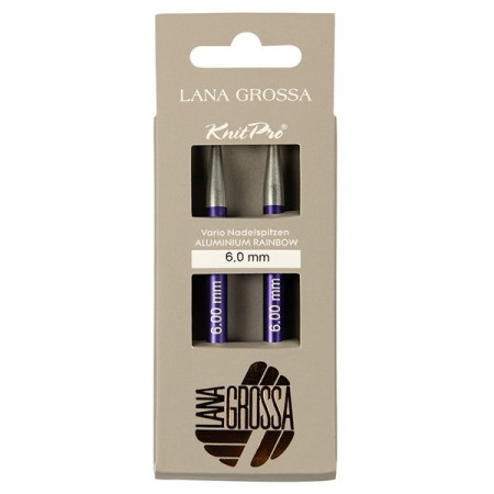 Lana Grossa Vario Rainbow rondbreinaald punten 6 mm