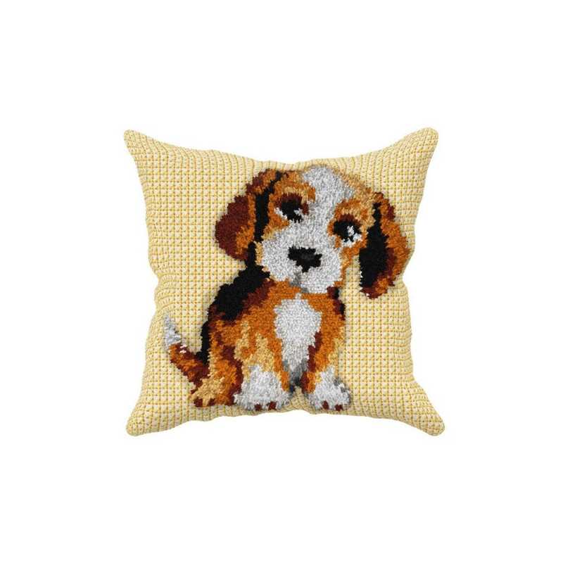 Knoopkussen kit kleine hond nr 4504 Knoopkussen kit kleine hond nr 4504