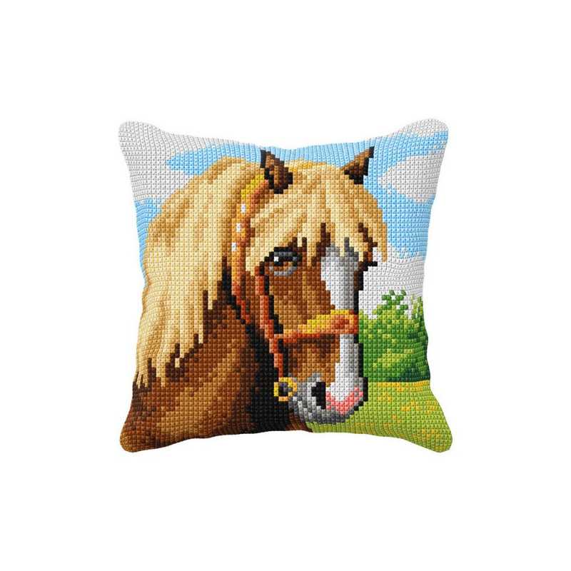 Cross stitch cushion kit Horse 99051 Cross stitch cushion kit Horse 99051