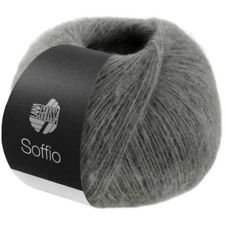 Lana Grossa Soffio 014 Donkergrijs