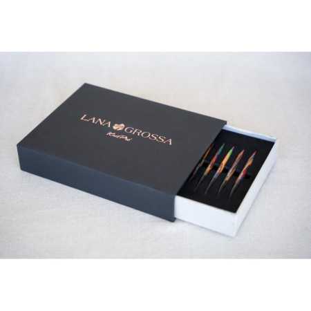 Circular needle set Design wood