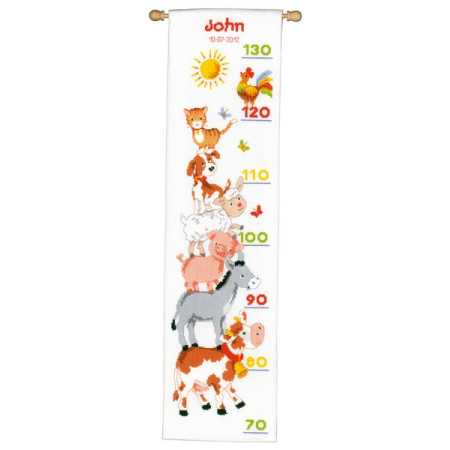 Embroidery kit Farm animals 