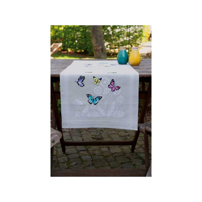Kit chemin de table Danse des papillons Kit chemin de table Danse des papillons
