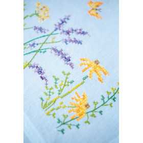 Bedruckter Läuferpackung Lavendel