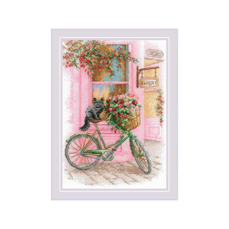 Kit de broderie Voyage fleuri Kit de broderie Voyage fleuri