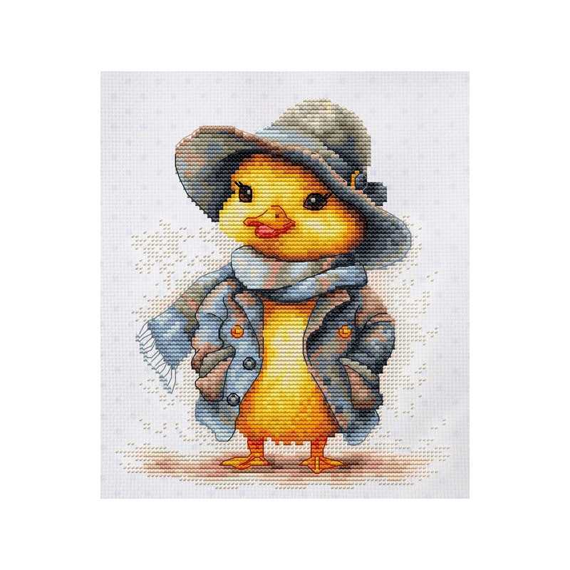 Embroidery kit The Detective Duck Embroidery kit The Detective Duck