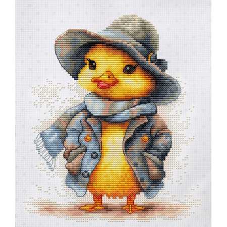 Kit de broderie Le canard détective