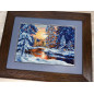 Embroidery kit Winter Landscape Embroidery kit Winter Landscape