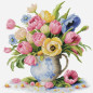 Stickset Tulpenstrauß Stickset Tulpenstrauß