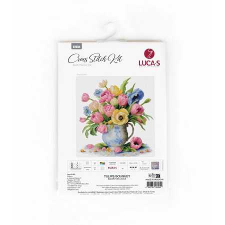 Stickset Tulpenstrauß