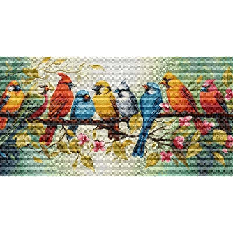 Kit de broderie Le chant des oiseaux