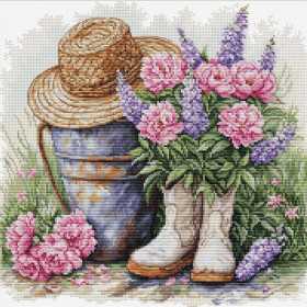 Luca-S Kit de broderie Décoration de jardin