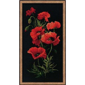 Riolis Embroidery kit Poppies