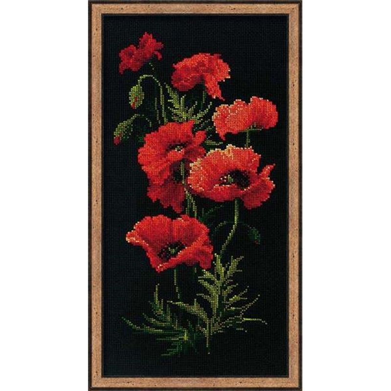 Kit de broderie Coquelicots Kit de broderie Coquelicots