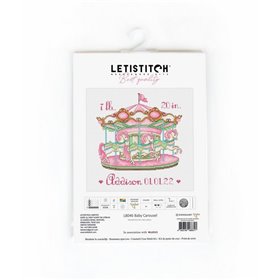 Borduurpakket Baby Carrousel