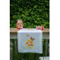 Table runner kit Orange flowers and butterflies Table runner kit Orange flowers and butterflies
