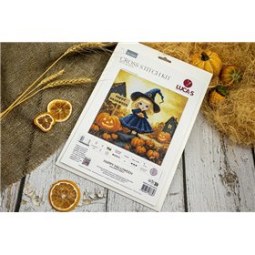 Luca-S Kit de broderie Happy Halloween