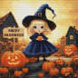 Borduurpakket Happy Halloween Borduurpakket Happy Halloween