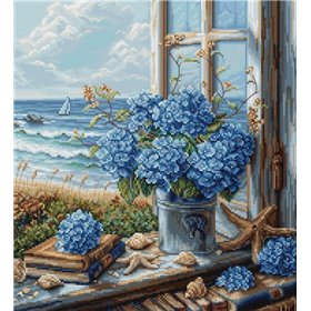 Luca-S Kit de broderie Vue sur la mer