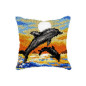Kit coussin au point noué Dauphins 4197 Kit coussin au point noué Dauphins 4197