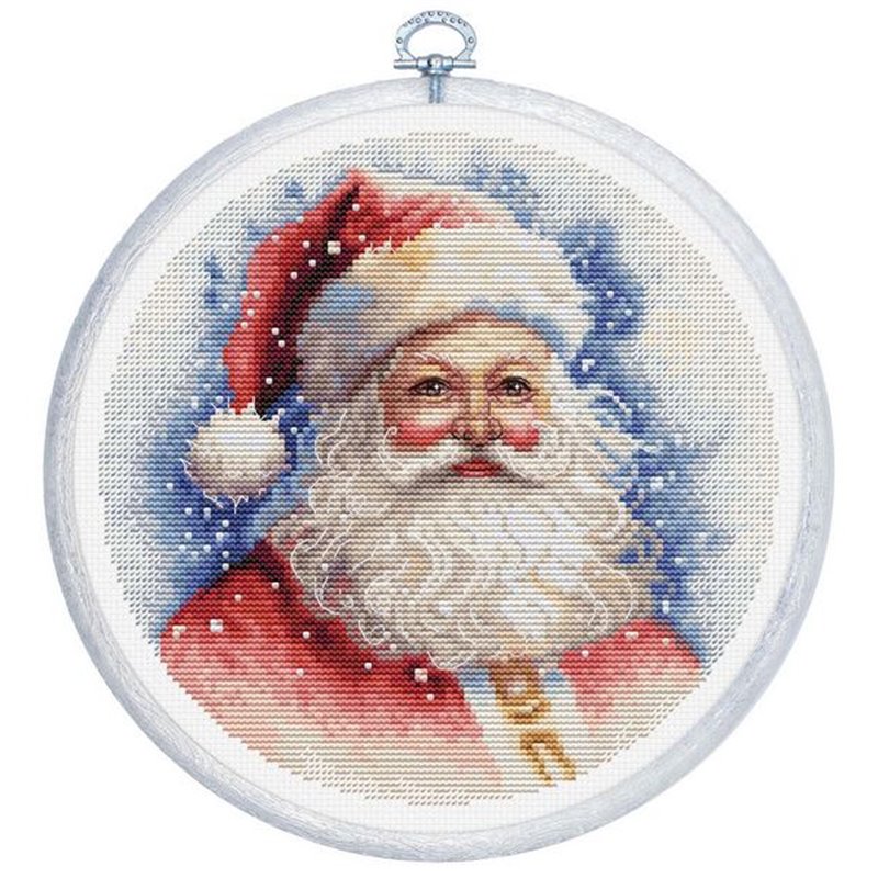 Borduurpakket Kerstman Borduurpakket Kerstman
