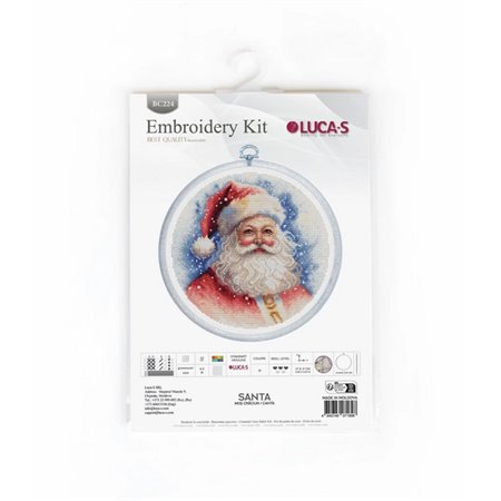Borduurpakket Kerstman