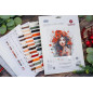 Kit de broderie La fille aux coquelicots Kit de broderie La fille aux coquelicots