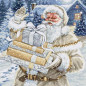 Kit de broderie Père Noël et cadeaux Kit de broderie Père Noël et cadeaux