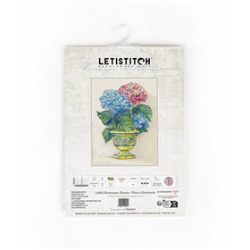 Kit de broderie Fleurs d'hortensia