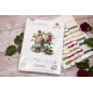 Stickset Vase mit Rosen Stickset Vase mit Rosen