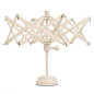 Wollhaspel mit Standfuss beige Wollhaspel mit Standfuss beige