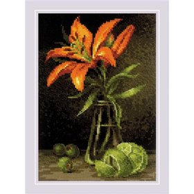 Riolis Borduurpakket Lelie en limoen