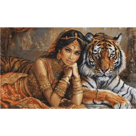 Luca-S Stickset Die indische Prinzessin und der königliche Tiger
