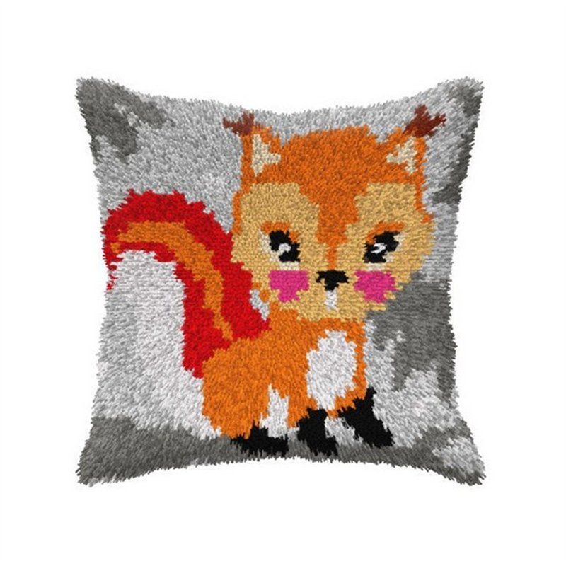 Latch hook cushion kit Squirrel nr 4110 Latch hook cushion kit Squirrel nr 4110