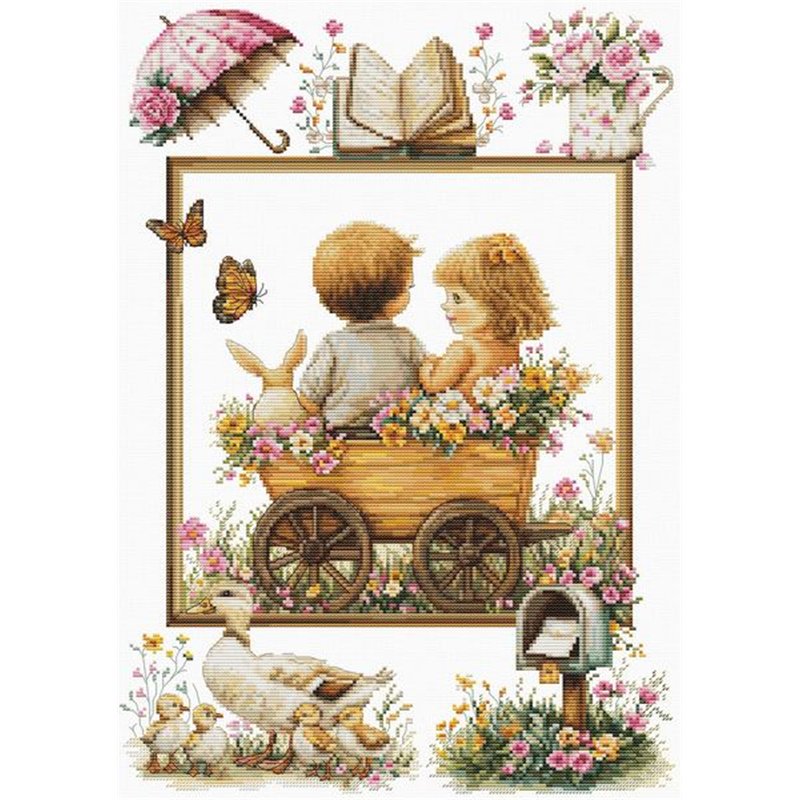 Embroidery kit The Adventures of The Little Ones Embroidery kit The Adventures of The Little Ones