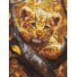 Embroidery kit Leopard Cub at Sunrise Embroidery kit Leopard Cub at Sunrise