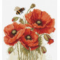 Kit de broderie La splendeur des coquelicots d'été Kit de broderie La splendeur des coquelicots d'été